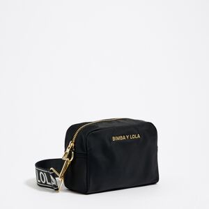 BIMBA Y LOLA Small black nylon crossbody bag BLACK UN adult BIMBA Y LOLA Small black nylon crossbody bag BLACK UN adult