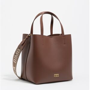 BIMBA Y LOLA Large mocha leather Chihuahua bag MOKA UN adult BIMBA Y LOLA Large mocha leather Chihuahua bag MOKA UN adult