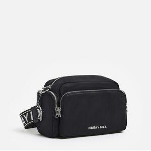 BIMBA Y LOLA Medium black nylon Pocket crossbody bag BLACK UN adult BIMBA Y LOLA Medium black nylon Pocket crossbody bag BLACK UN adult