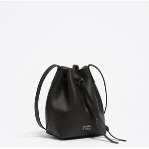 BIMBA Y LOLA Small black leather Carlino bucket bag BLACK UN adult BIMBA Y LOLA Small black leather Carlino bucket bag BLACK UN adult
