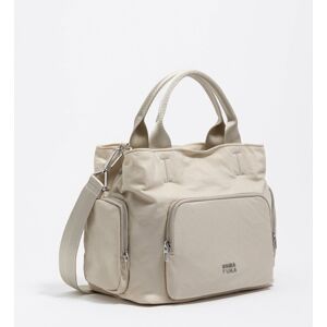 BIMBA Y LOLA Stone white nylon Pocket crossbody bag STONEWHITE UN adult BIMBA Y LOLA Stone white nylon Pocket crossbody bag STONEWHITE UN adult