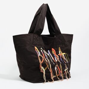 BIMBA Y LOLA Charcoal nylon shopper bag CHARCOAL UN adult BIMBA Y LOLA Charcoal nylon shopper bag CHARCOAL UN adult