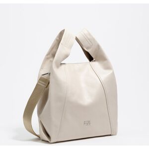 BIMBA Y LOLA Medium ivory leather Paper bag IVORY UN adult BIMBA Y LOLA Medium ivory leather Paper bag IVORY UN adult