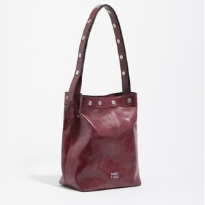 BIMBA Y LOLA Medium burgundy brushed leather Carlino bag BURGUNDY UN adult BIMBA Y LOLA Medium burgundy brushed leather Carlino bag BURGUNDY UN adult