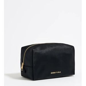 BIMBA Y LOLA Medium black nylon make-up case BLACK UN adult