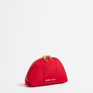 BIMBA Y LOLA Small red nylon make-up case RED UN adult