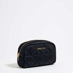 BIMBA Y LOLA Medium black nylon make-up case BLACK UN adult