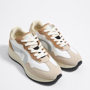 BIMBA Y LOLA White lifestyle sneaker BEIGE 40 adult