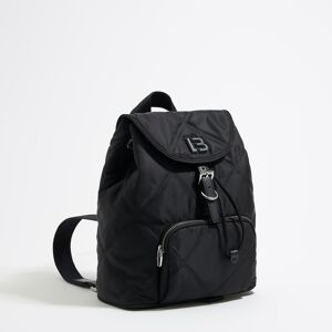 BIMBA Y LOLA Medium black padded nylon backpack BLACK UN adult