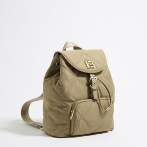 BIMBA Y LOLA Medium-sized light khaki padded nylon backpack LIGHT KHAKI UN adult