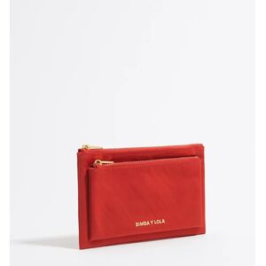 BIMBA Y LOLA Coral nylon double purse CORAL UN adult