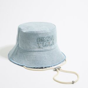 BIMBA Y LOLA Cotton denim bucket hat LIGHT DENIM BLUE M adult