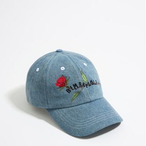 BIMBA Y LOLA Denim cotton cap DENIM BLUE M adult