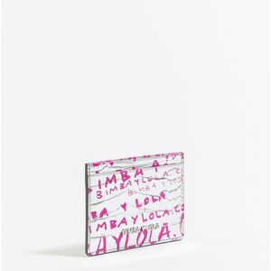 BIMBA Y LOLA Silver mock croc card holder BIMBAYLOLA.COM SILVER UN adult