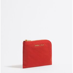 BIMBA Y LOLA Coral nylon coin purse CORAL UN adult