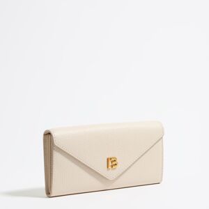 BIMBA Y LOLA Off-white leather continental wallet OFF WHITE UN adult