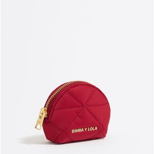 BIMBA Y LOLA Dark red nylon coin purse DARK RED UN adult