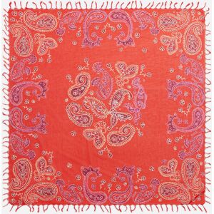 BIMBA Y LOLA Red watercolor paisley shawl PAISLEY RED UN adult