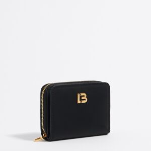 BIMBA Y LOLA Black nylon flap purse BLACK UN adult