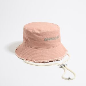 BIMBA Y LOLA Light pink cotton bucket hat LIGHT PINK M adult
