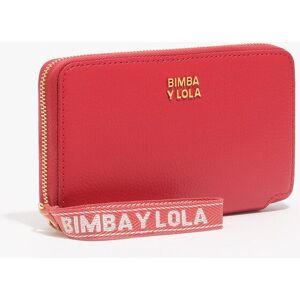 BIMBA Y LOLA Medium red leather horizontal wallet RED UN adult BIMBA Y LOLA Medium red leather horizontal wallet RED UN adult