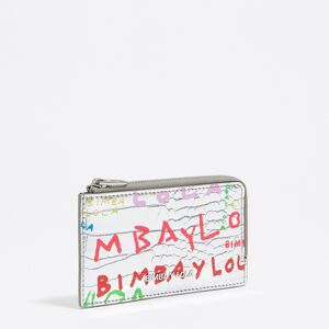 BIMBA Y LOLA Silver BIMBA logos print card holder/coin purse BIMBAYLOLA.COM SILVER UN adult BIMBA Y LOLA Silver BIMBA logos print card holder/coin purse BIMBAYLOLA.COM SILVER UN adult