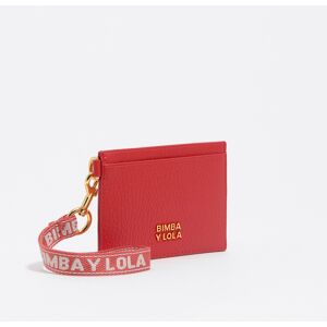 BIMBA Y LOLA Red leather card holder RED UN adult BIMBA Y LOLA Red leather card holder RED UN adult