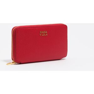 BIMBA Y LOLA Medium red leather horizontal wallet RED UN adult BIMBA Y LOLA Medium red leather horizontal wallet RED UN adult