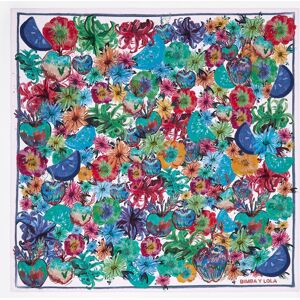 BIMBA Y LOLA Pale pink crayon flowers and lemons scarf LIGHT PINK UN adult BIMBA Y LOLA Pale pink crayon flowers and lemons scarf LIGHT PINK UN adult