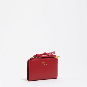 BIMBA Y LOLA Red leather flap purse RED UN adult BIMBA Y LOLA Red leather flap purse RED UN adult