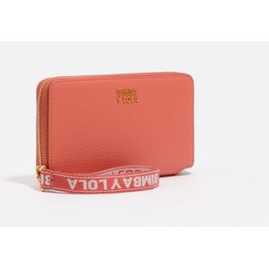 BIMBA Y LOLA Medium bubblegum pink leather horizontal wallet CHEWING GUM PINK UN adult BIMBA Y LOLA Medium bubblegum pink leather horizontal wallet CHEWING GUM PINK UN adult