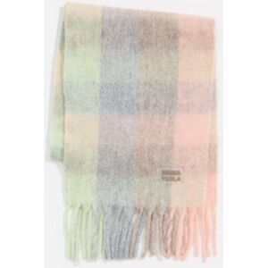 BIMBA Y LOLA Pink checked brushed scarf PINK UN adult BIMBA Y LOLA Pink checked brushed scarf PINK UN adult
