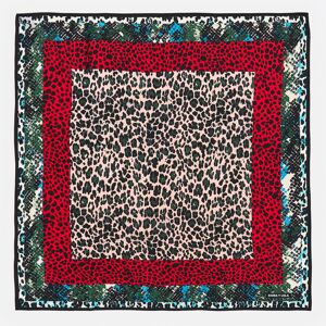 BIMBA Y LOLA Animal print borders scarf WATERMELON UN adult BIMBA Y LOLA Animal print borders scarf WATERMELON UN adult