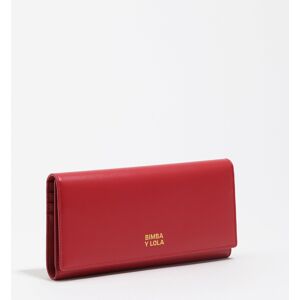 BIMBA Y LOLA Red leather continental wallet RED UN adult BIMBA Y LOLA Red leather continental wallet RED UN adult