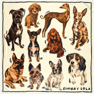 BIMBA Y LOLA Dog print scarf OFF WHITE UN adult BIMBA Y LOLA Dog print scarf OFF WHITE UN adult