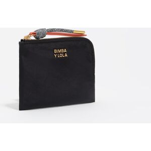BIMBA Y LOLA Black nylon coin purse BLACK UN adult BIMBA Y LOLA Black nylon coin purse BLACK UN adult