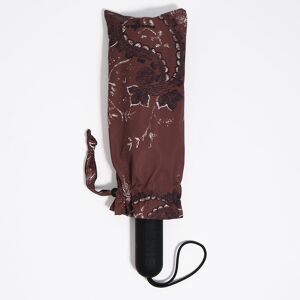 BIMBA Y LOLA Brown paisley print umbrella CHOCOLATE UN adult BIMBA Y LOLA Brown paisley print umbrella CHOCOLATE UN adult