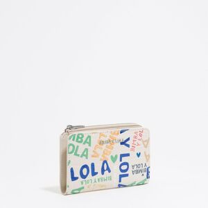 BIMBA Y LOLA Ivory BIMBA logo print compact purse BIMBA LOGOS IVORY UN adult BIMBA Y LOLA Ivory BIMBA logo print compact purse BIMBA LOGOS IVORY UN adult