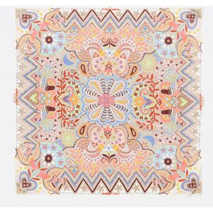 BIMBA Y LOLA Beige birds and mini prints scarf BEIGE UN adult BIMBA Y LOLA Beige birds and mini prints scarf BEIGE UN adult