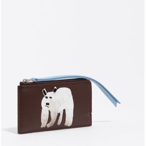 BIMBA Y LOLA Dark brown leather Frío Peludo card holder/coin purse DARK BROWN UN adult BIMBA Y LOLA Dark brown leather Frío Peludo card holder/coin purse DARK BROWN UN adult
