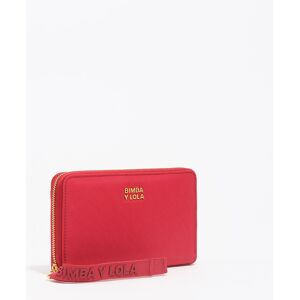 BIMBA Y LOLA Medium red nylon horizontal wallet RED UN adult BIMBA Y LOLA Medium red nylon horizontal wallet RED UN adult