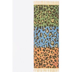 BIMBA Y LOLA Mixed color animal print acrylic jacquard shawl ORANGE UN adult BIMBA Y LOLA Mixed color animal print acrylic jacquard shawl ORANGE UN adult
