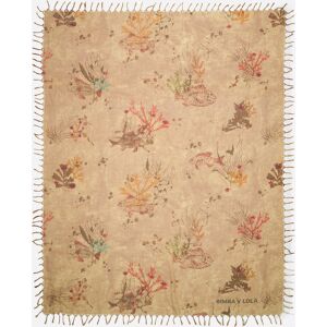 BIMBA Y LOLA Navy washed cotton sarong CAMEL UN adult BIMBA Y LOLA Navy washed cotton sarong CAMEL UN adult