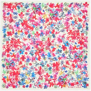 BIMBA Y LOLA Lime watercolor floral shawl LIME UN adult BIMBA Y LOLA Lime watercolor floral shawl LIME UN adult