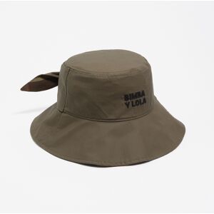 BIMBA Y LOLA Khaki cotton tie bucket hat KHAKI M adult BIMBA Y LOLA Khaki cotton tie bucket hat KHAKI M adult