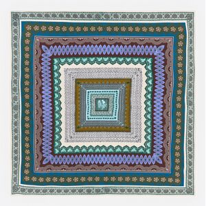 BIMBA Y LOLA Green concentric borders lace scarf GREEN UN adult BIMBA Y LOLA Green concentric borders lace scarf GREEN UN adult