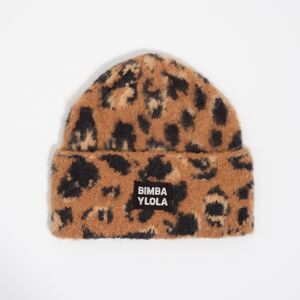 BIMBA Y LOLA Brown leopard knit hat BROWN M adult BIMBA Y LOLA Brown leopard knit hat BROWN M adult