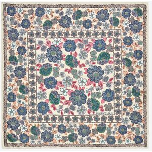 BIMBA Y LOLA Beige mosaic floral scarf BEIGE UN adult BIMBA Y LOLA Beige mosaic floral scarf BEIGE UN adult