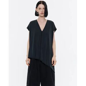 BIMBA Y LOLA Long washed black oversize top WASHED BLACK L adult