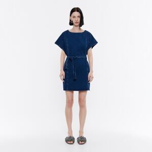 BIMBA Y LOLA Short dark indigo denim dress DARK INDIGO L adult